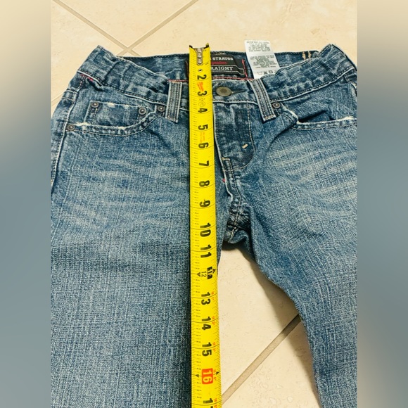 Boy’s Youth Denizen Levis Blue Jeans Modern Slim Straight Size 8 Regular - Picture 7 of 8